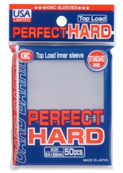 KMC Top Load Perfect Fit Hard Sleeves (50) - Clear